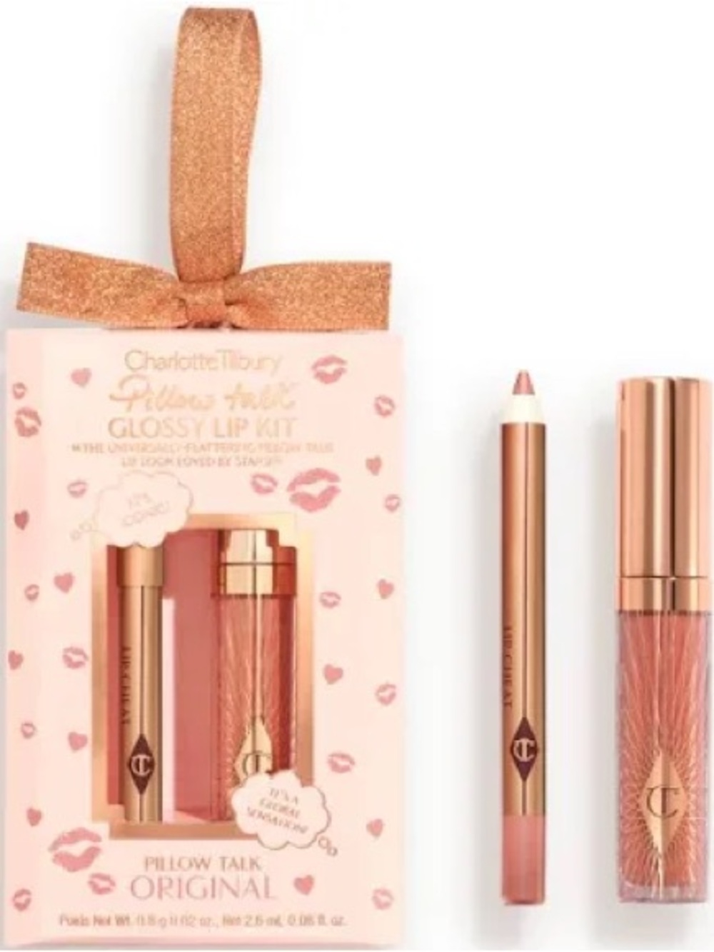 Charlotte Tilbury Pillow Talk Glossy Lip Kit - Pillow Talk Original (Pink)